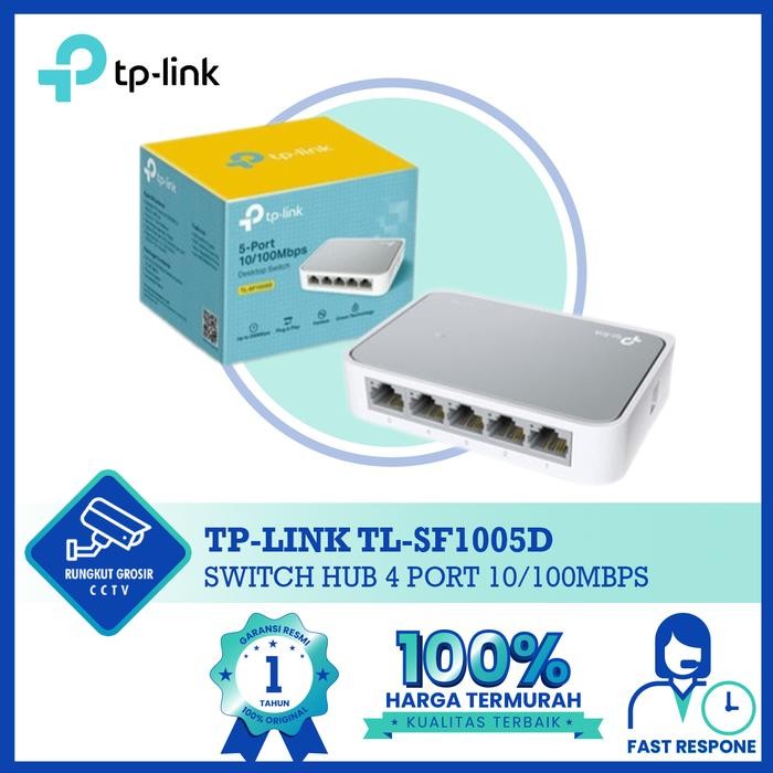 TP Link Switch Hub 4 Port TP-Link TL-SF1005D 10/100MbpsNew