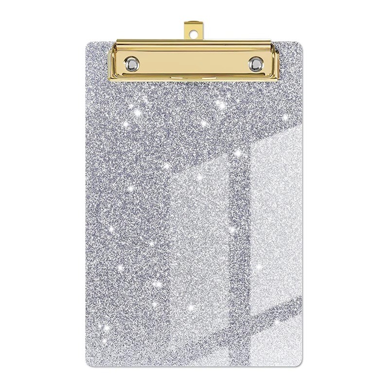 

2pcs Glitter Acrylic Office File Clipboard Student Supplies Meeting Minutes Doctor Nurse Writing Pad Pad Perfect