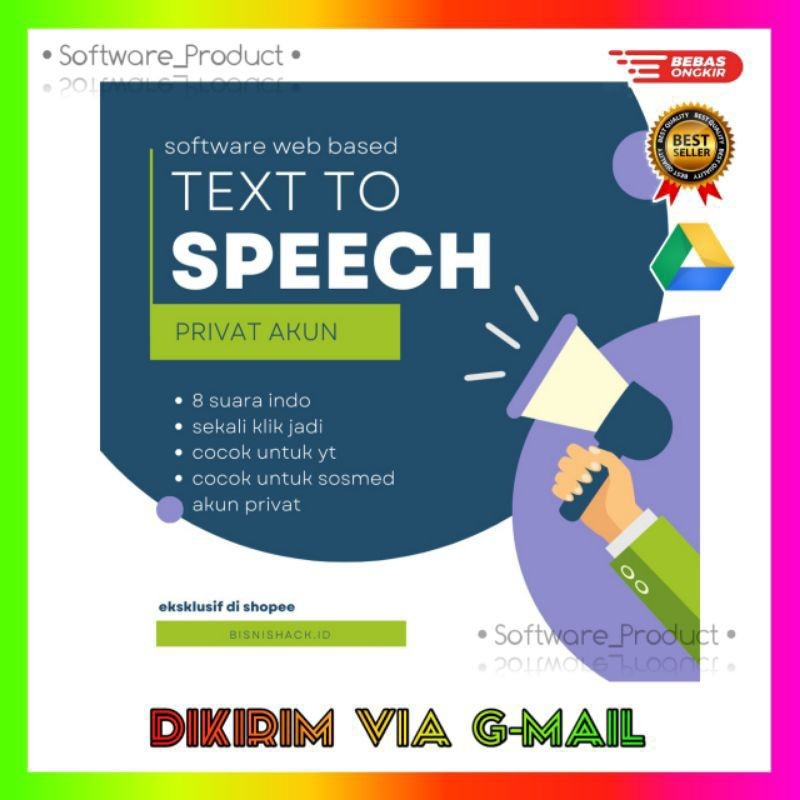 SOFTWARE TEXT TO SPEECH INDONESIA MULTI LANGUAGE BISNISHACK TOOLS YOUTUBE SOSMED TERBARU