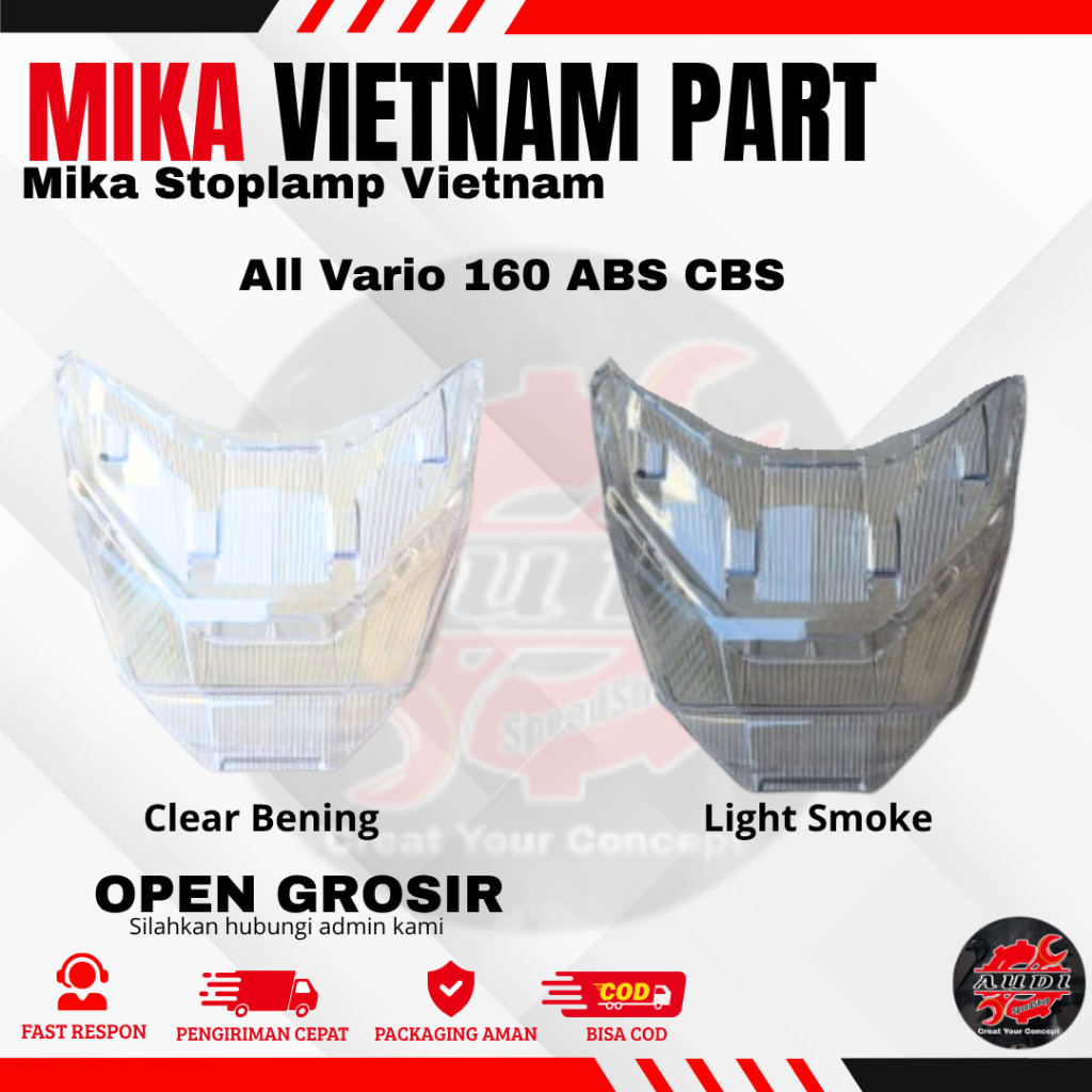 COASTALL MIKASTOP STOPLAMP VARIO 160 RUMAH LAMPU STOPLAMP VARIO 160  LAMPU VARIO 160 LAMPU BELAKANG 