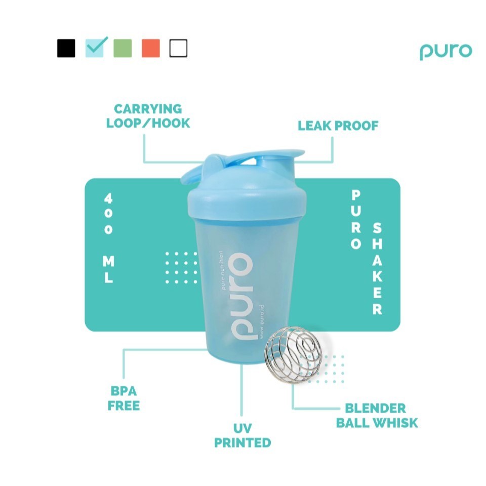 

Whey Protein Shaker PURO 400ML Botol shaker