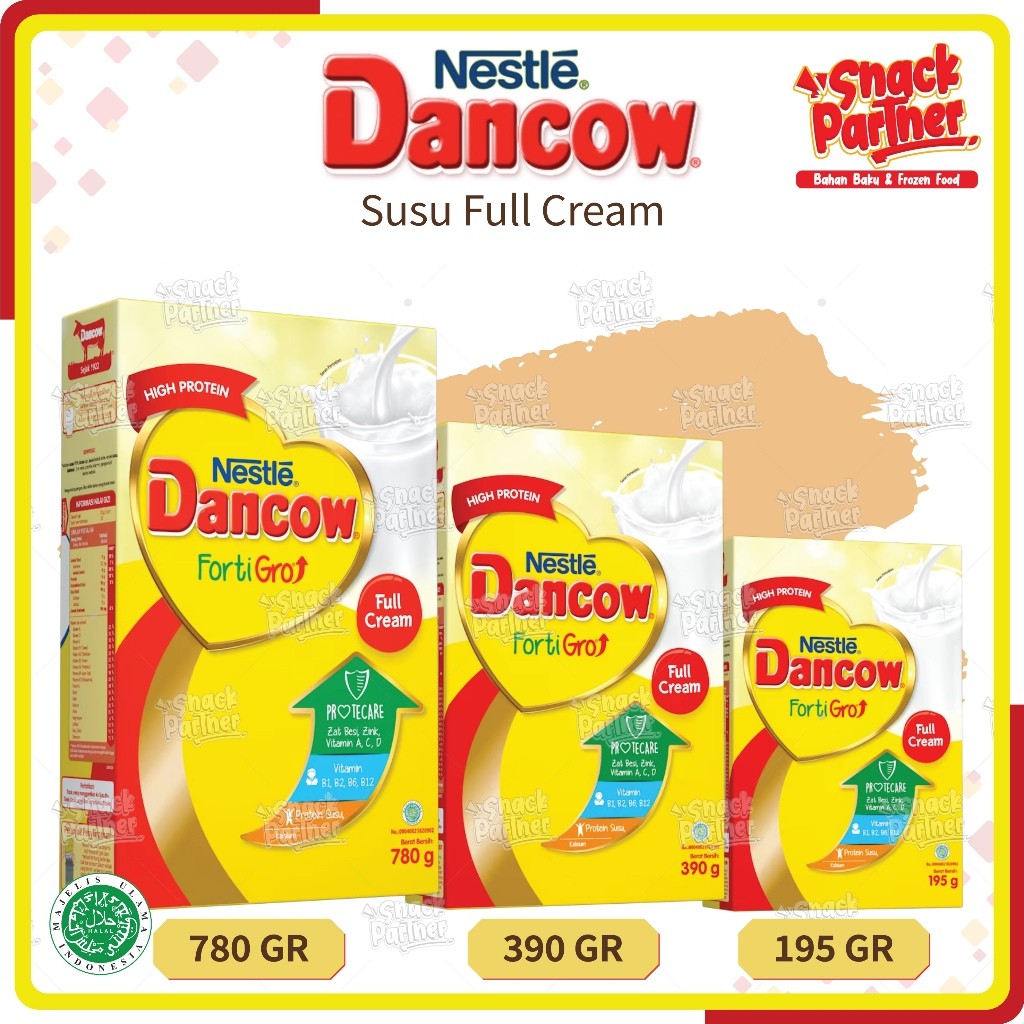 

DANCOW FortiGro FULL CREAM 195 / 390 / 780 GR - Susu Bubuk Milk Powder 195gr 390gr 780gr