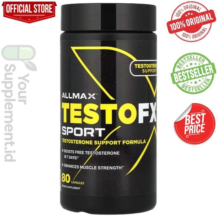Testosterone Support Formula ALLMAX TestoFX Sport 80 Capsules