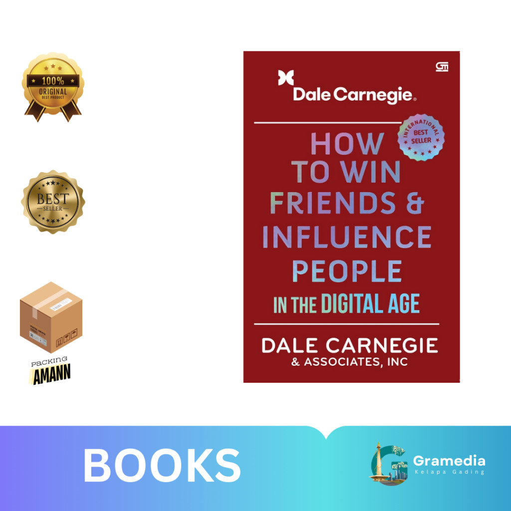 

Gramedia MKG - Buku How to Win Friends and Influence People in the Digital Age(Dale Carnegie)