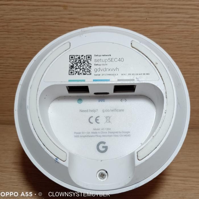 Google Wi-Fi Mesh System AC1304 Dual-Band Router WiFi