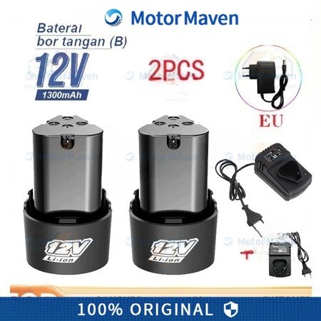 Baterai Bor Litium Li-Ion 12 Volt Baterai Bor Electric Cordless Rechargeable, Baterai Ori batrei 12v