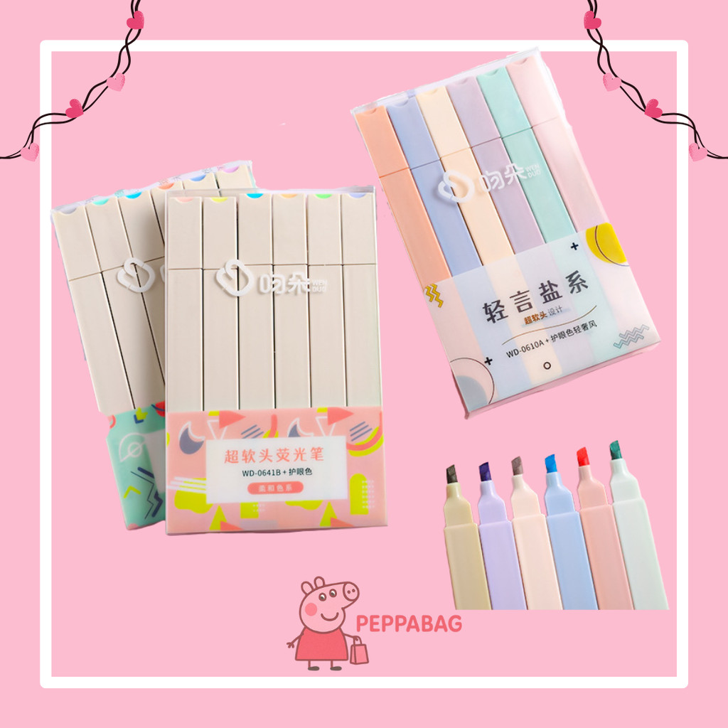

Stabilo /stabillo warna/stabilo isi 6 warna pastel - ES0264