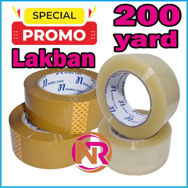 

LAKBAN BENING/COKLAT 45x200 YARD (6PCS)