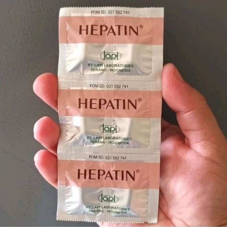 HEPATIN STRIP 6 KAPLET