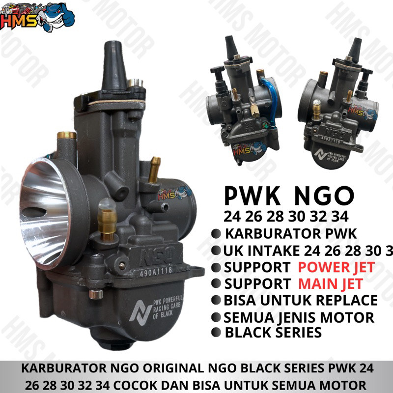 Carburetor Karbu Karburator PWK 24 26 28 30 32 34 NGO KOTAK - Karburator KARBU PWK NGO 24 26 28 30 3