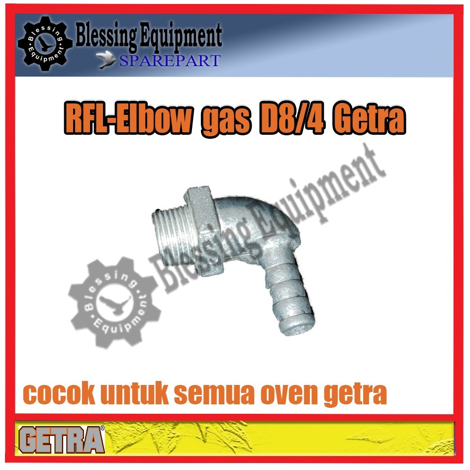 Nepel gas / ELbow Gas Oven Getra type RFL