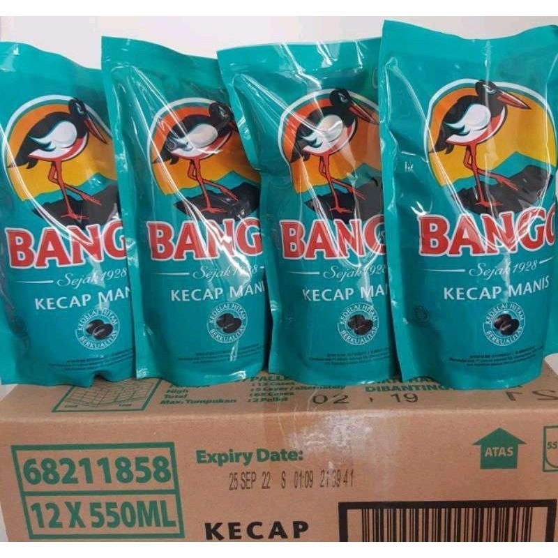 

Bango Kecap Manis Refil 520ml DOS ISI 12