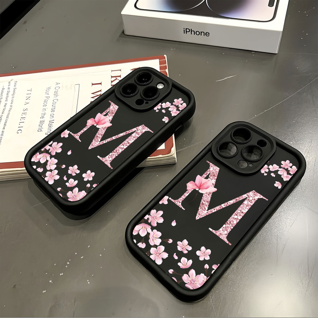 Aesthetic Letters Trendy & Fashionable softcase Infinix Smart 5 6（RM2 32GB RM3 64GB ) 7  8 Hot 9 10 