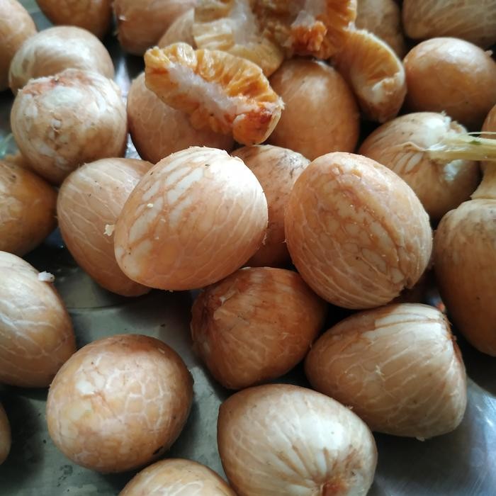 

Ready stok buah pinang ceming buah pinang muda kupas 250 gram