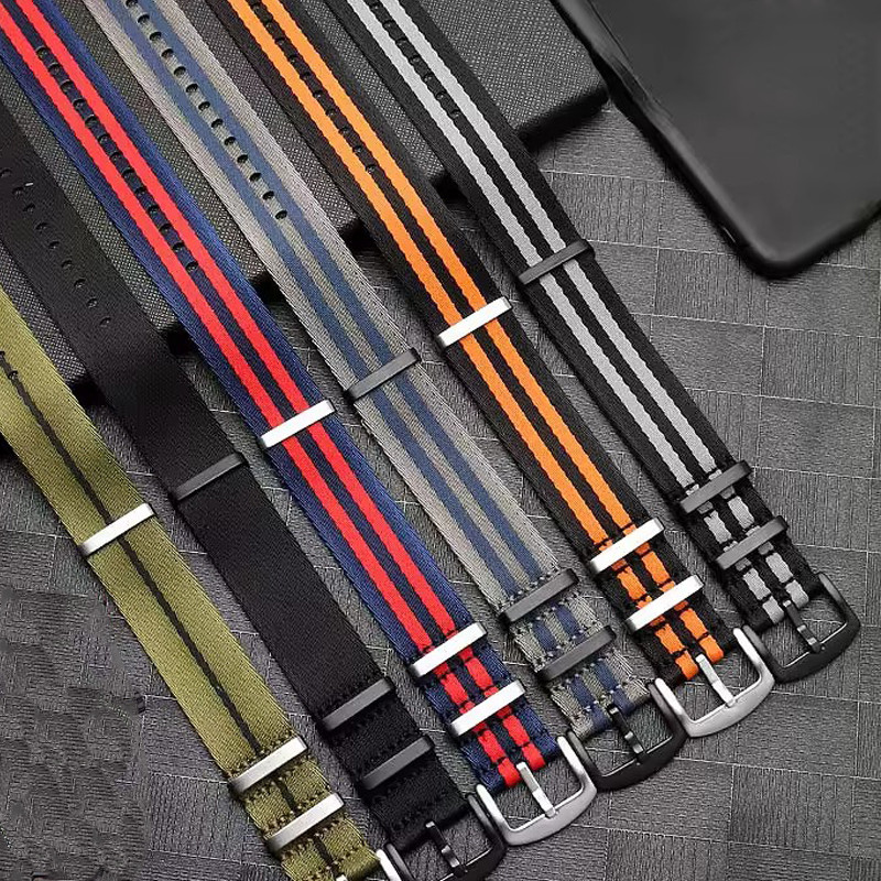 Nylon watch band is suitable for Omega waterproof and sweat-proof nylon watch strap 20mm 22mm strap