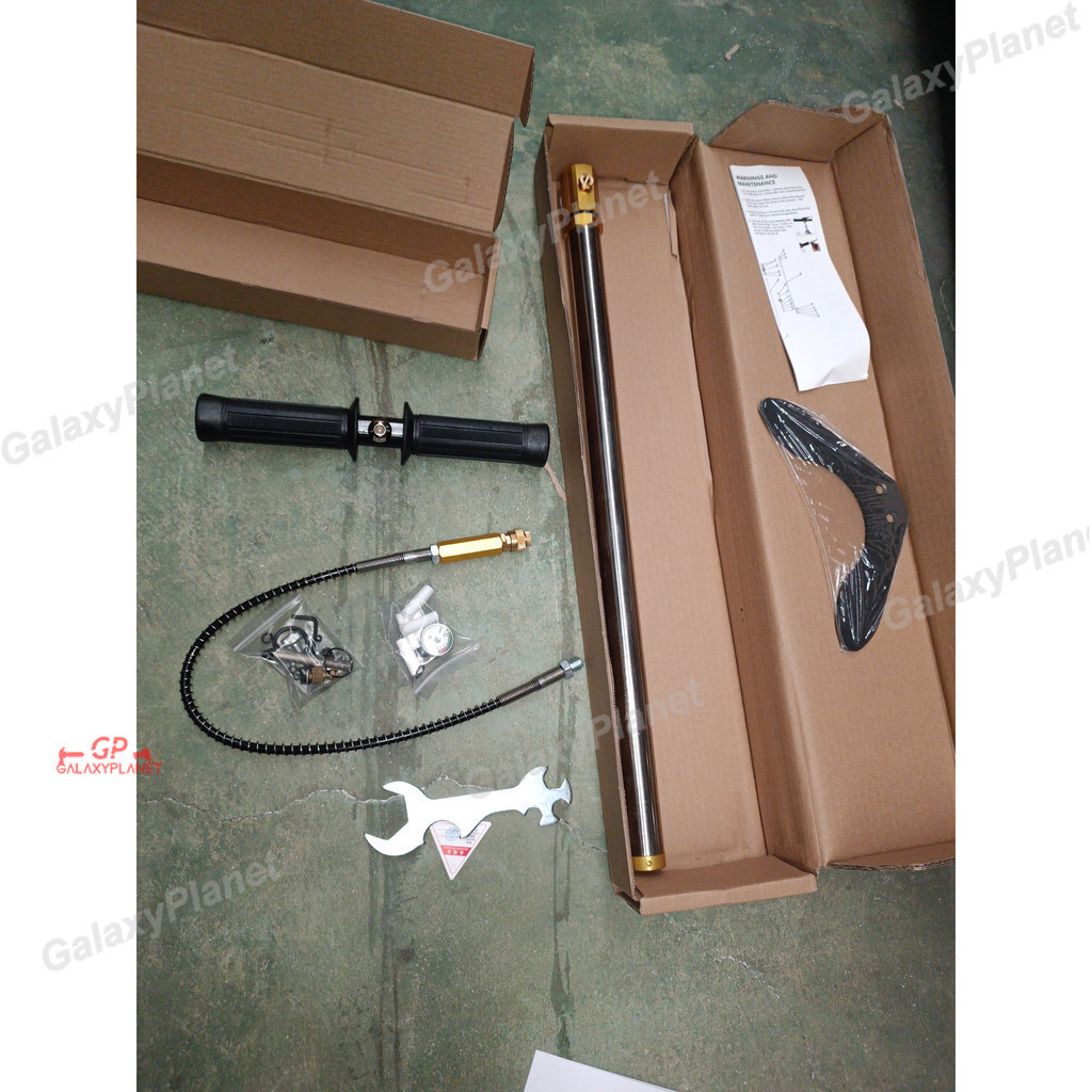 pompa pcp 4 stage manometer 6000 psi stainles steel bonus kupler/Pompa Pcp  Bahan Asli Stenlis 6000p