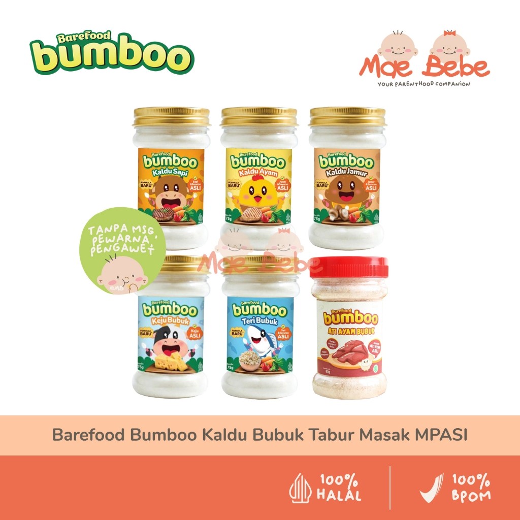

Barefood Bumboo Kaldu Bubuk Tabur Bumbu Masak MPASI Anak Tanpa MSG