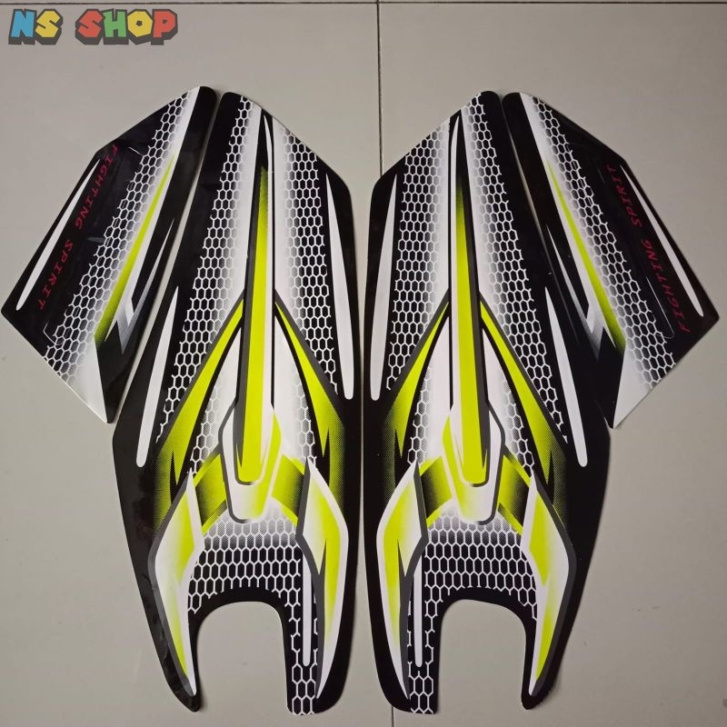striping stiker yamaha RX KING 2007 KUNING LIST BODY RX KING KUALITAS TER BAIK