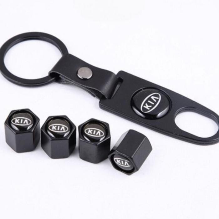 Tutup Pentil Ban Mobil KIA + Gantungan Kunci Mobil KIA