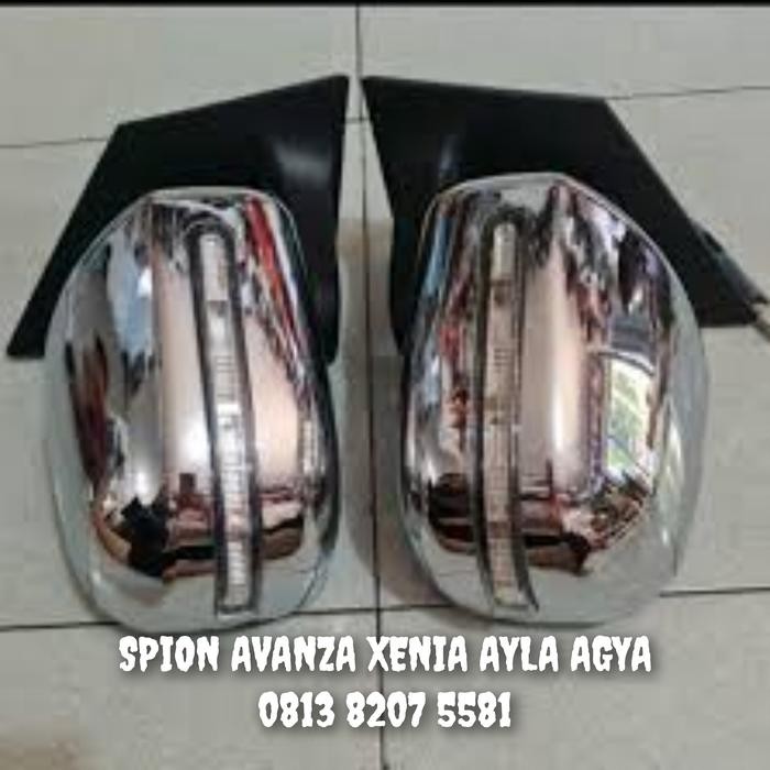 KACA SPION AGYA AVANZA ELEKTRIK 2012 2013 2014 2015 2016 - chrome, KIRI