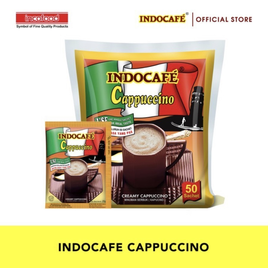 

indocafe cappucino 50 sachet