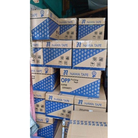 

1 Dus Lakban Nawa Tape 2 inch 45x90 yard Super Lengket