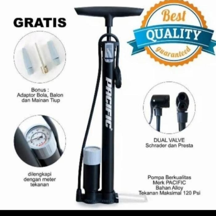 Pompa Angin Pompa Ban Sepeda Motor PACIFIC - PACIFIC