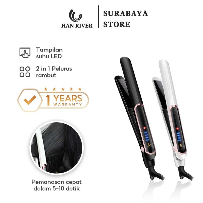 HAN RIVER Catokan Rambut 35watt Mengeriting / meluruskan HRJFB03