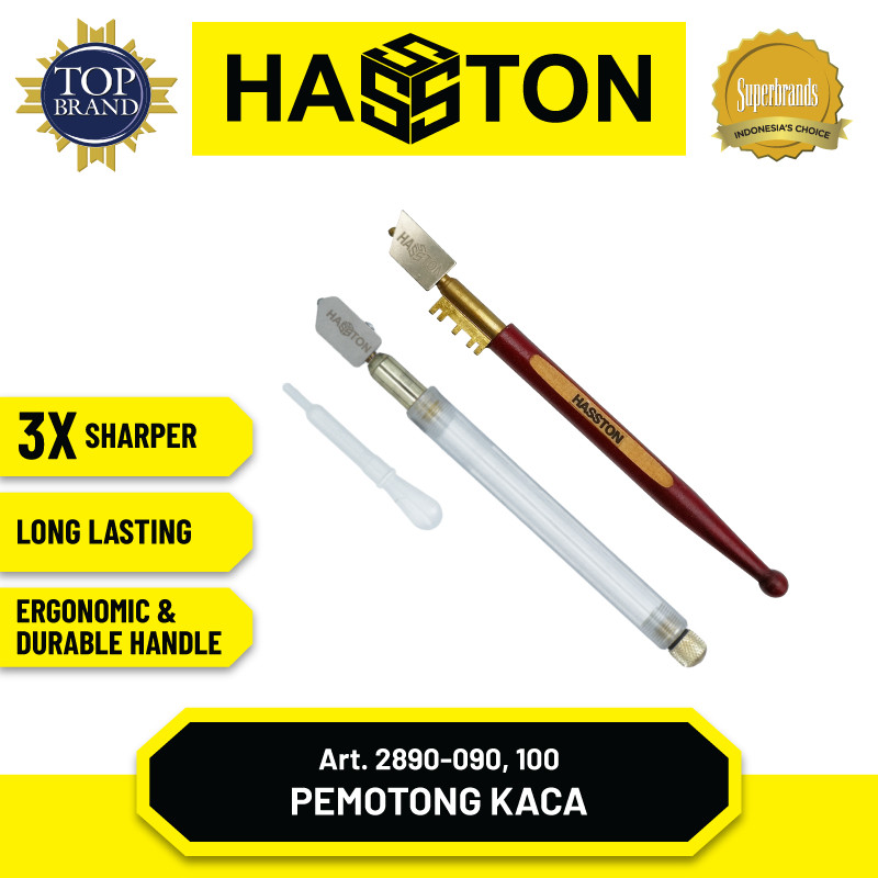 

Hasston Pisau Pemotong Kaca / Rolling Glass Cutter (2890)