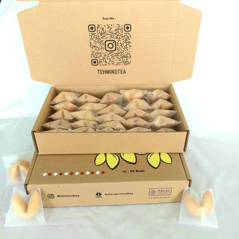 

Fortune Cookies Original renyah enak 25 piece