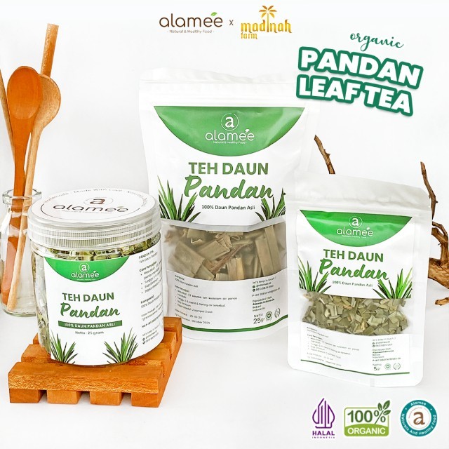 

Teh Daun Pandan Kering Leaf Tea Organik Alami Minuman Herbal Siap Minum Seduh madinah