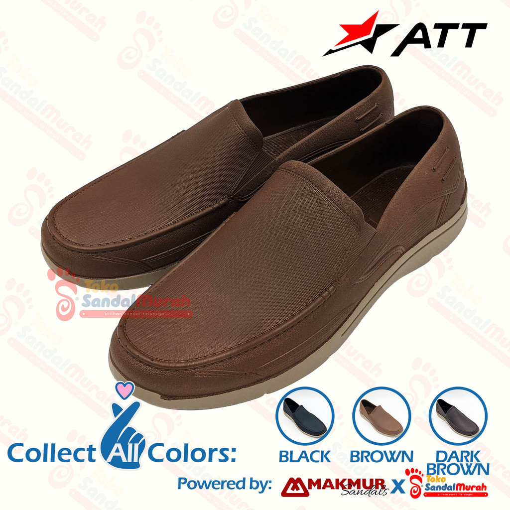 Toko Sendal Murah - Sepatu Karet Pantofel Pria Uk 39 - 44 / Sepatu Slip On Semi Formal / Sepatu Kerj