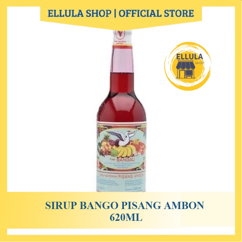 

ELLULA Shop - [KHUSUS INSTAN] Sirup Bango Pisang Ambon 620 ML