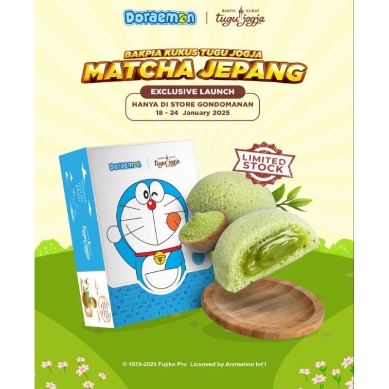 

Bakpia Kukus tugu jogja Matcha Jepang