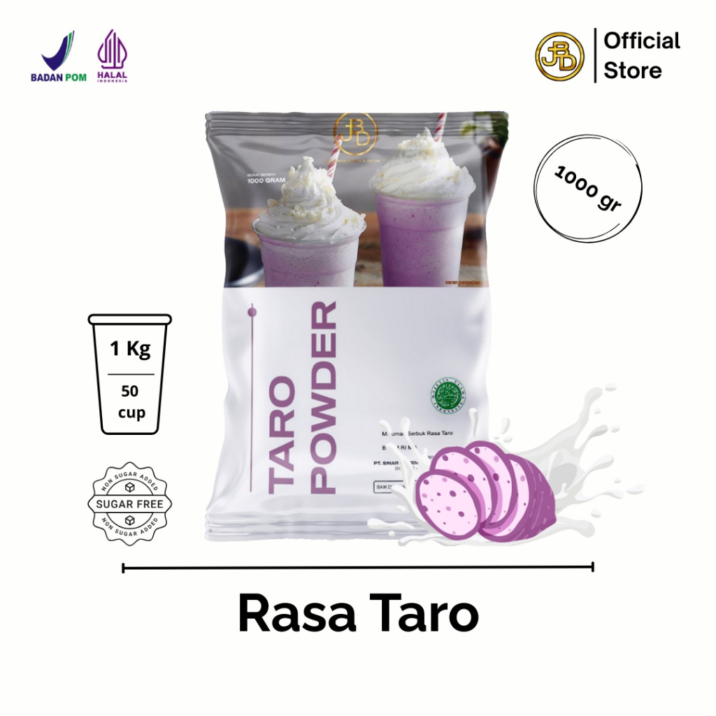 

Bubuk Minuman Premium TARO - Jakarta Bubble Drink | BPOM&HALAL