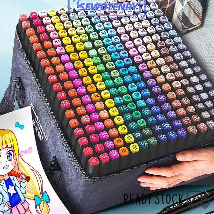 

【M-MT】SALE!!! Touch 12/36/60/80/120 Warna Sketsa Spidol Umum General Marker Set Animation Markers - 24 warna