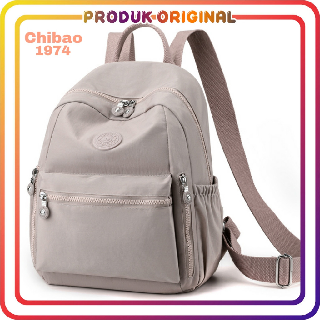 Chibao - Tas ransel wanita chibao 1974 Polyester waterproof tas ransel wanita original tas wanita