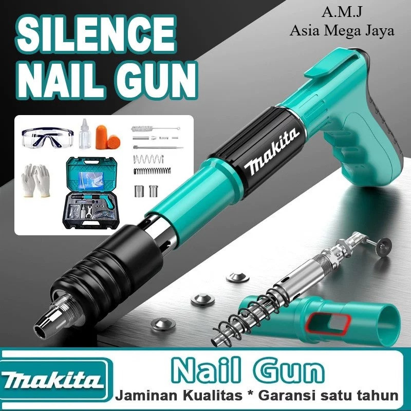MAKITA Pistol Paku Beton Nail gun Manual Steel Nails Gun Rivet Concrete Wall Alat Tembak Baja Dindin