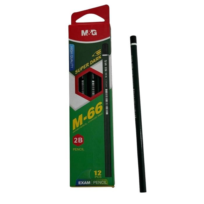

M&G pensil 2B M-66 / Pensil 2B M&G M-66 (1pak isi 12 pcs)