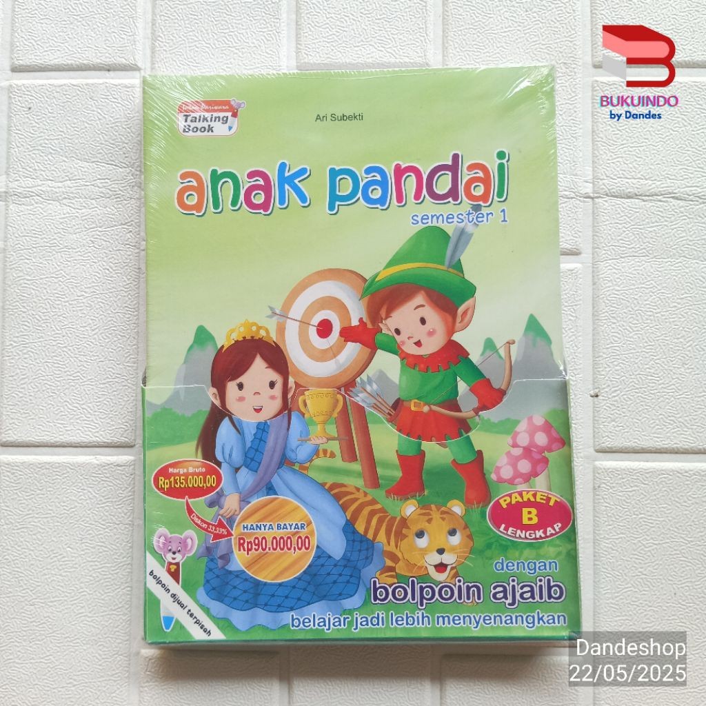 Intan Pariwara Talking Book Paket Lengkap Anak TK isi 13 Buku - Paket B Anak Pandai