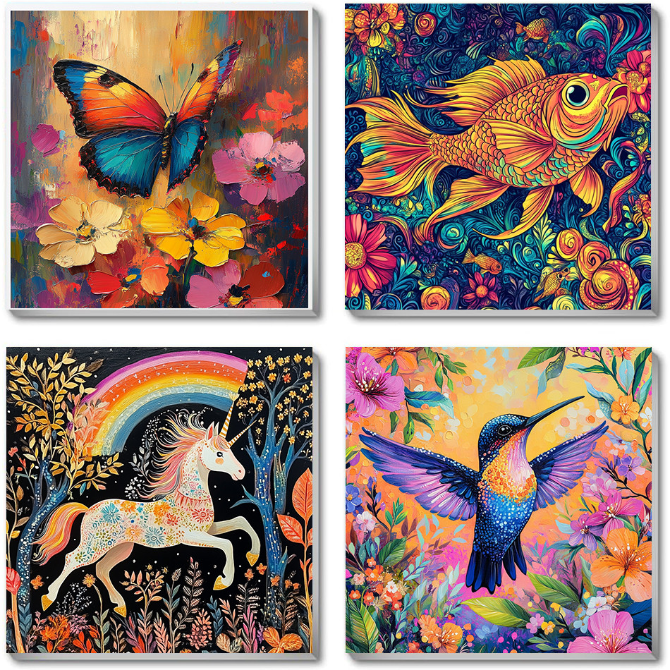 

GATYZTORY Painting by Numbers Kit for Adults Framed Animal DIY Acrylic Paint by Numbers Kits on Canvas with Frame for Home Decor