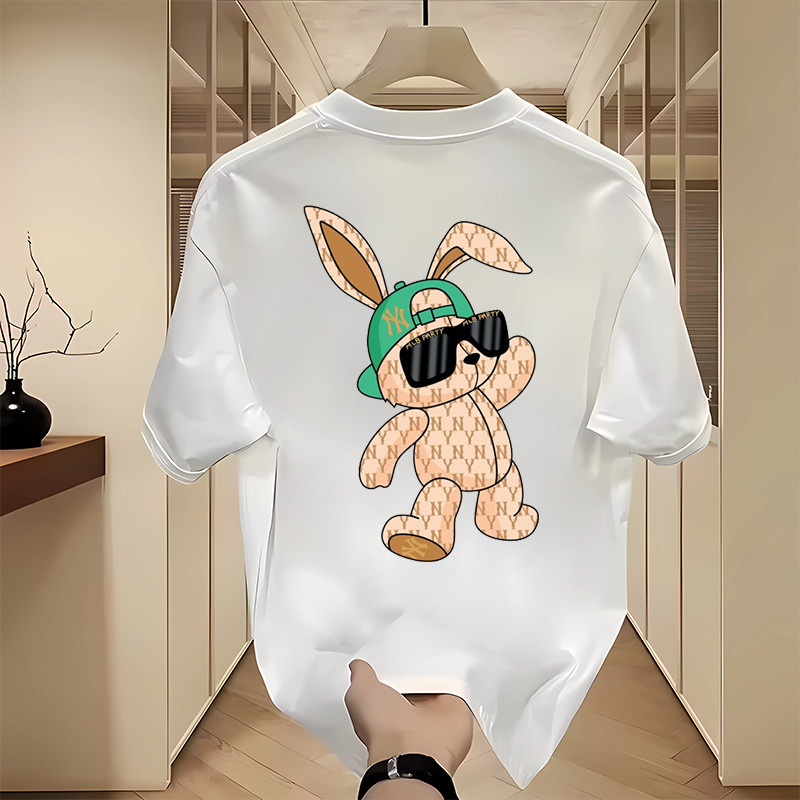 【Kaos Distro Pria】kaos NY original 100% Kaos Cotton Heavyweight Kaos lengan pendek Pria Wanita  Unis