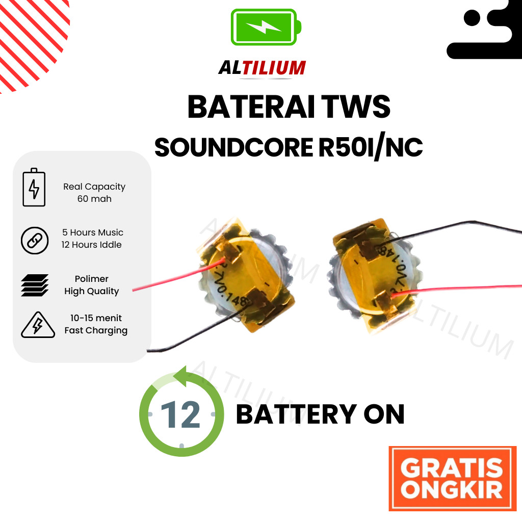 Baterai TWS Soundcore R50i R50i NC Anker