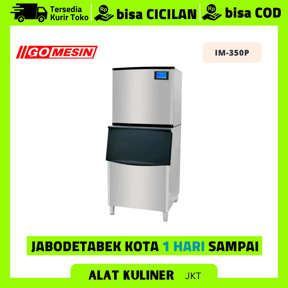 Mesin Es Batu Kristal Gomesin IM-350P Mesin Pembuat Es Batu Kristal Otomatis Ice Maker Cube