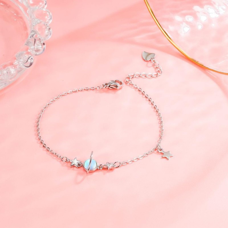 Gelang Desain Planet Gelang Wanita Gelang Wanita Logam Gelang Wanita Gelang Wanita Estetik