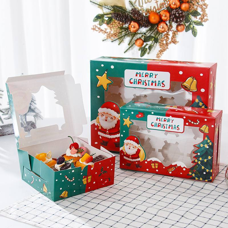 

CUPCAKE PAPER/BOX SEKAT CUPCAKE EDISI CHRISTMAS/BOX HAMPERS CAKE NATAL/PACKAGING CAKE KUE NATAL/BOX GIFT CAKE CUPCAKE NATAL