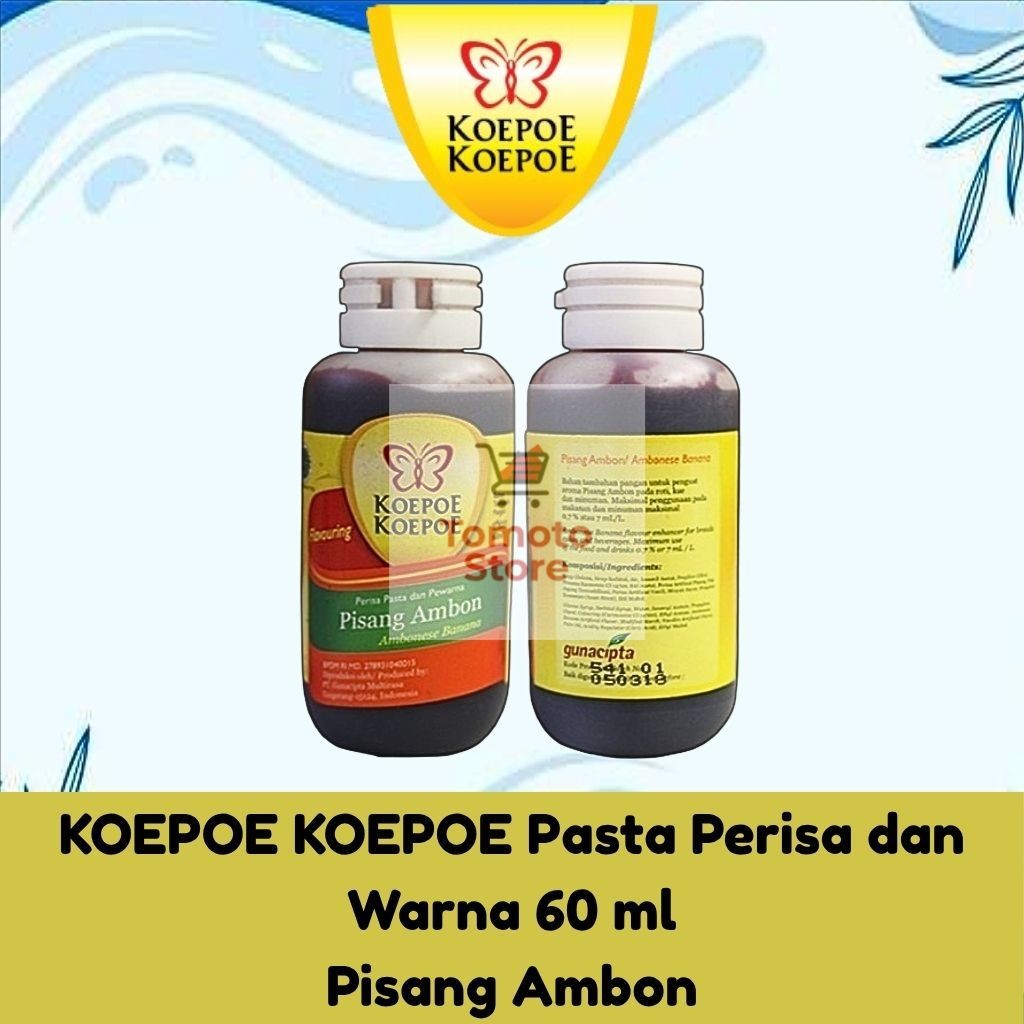 

✨ TOMOTOSTORE ✨ KOEPOE KOEPOE Pasta Perisa dan Warna Pisang Ambon
