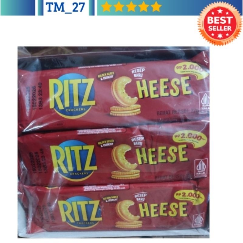 

Ritz chesse /cokelat 1 box isi 12 @27 gr