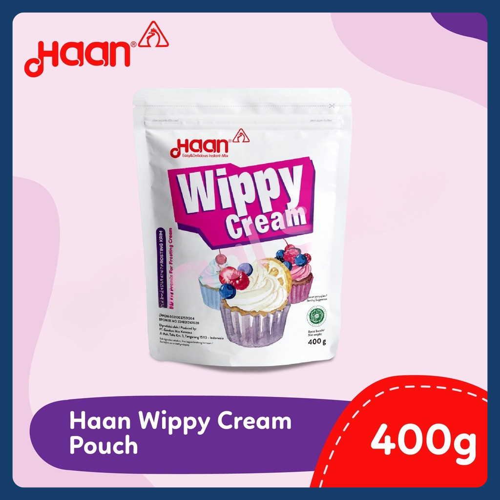 

HAAN WIPPY CREAM POUCH 400gr