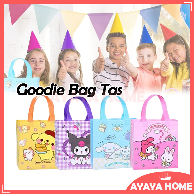 

Goodie Bag Tas/Sanrio Tas Souvenir Ulang Tahun/Kado Ulang Tahun Karakter Sanrio Goodie Bag